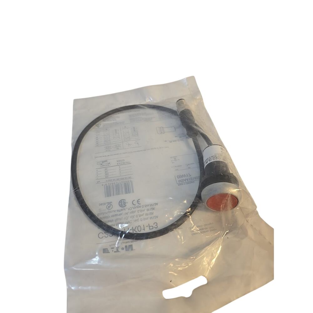 Eaton C22-D-R-K01-P3 Pushbutton Actuator Flush Mount 1NC Red Control Switch
